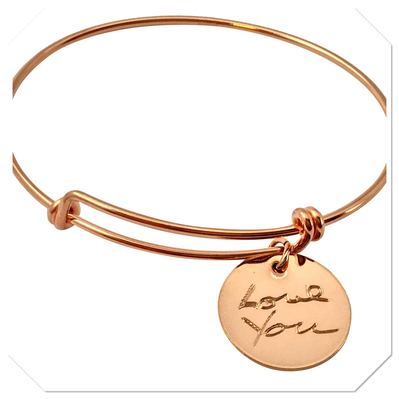 Actual Handwriting Bracelet