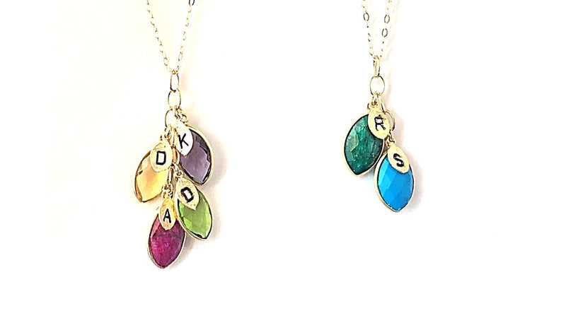 Gold Fill 24" / 3 Gems 3 Leaves