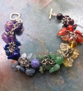 7 Chakra Intention Healing Crystal Bracelet - LillaDesigns