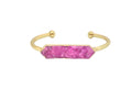 Druzy Geode Bangle Bracelet - LillaDesigns