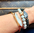 Black Noir Collection - Black Druzy Bracelet - LillaDesigns