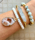 Druzy Geode Bangle Bracelet - LillaDesigns