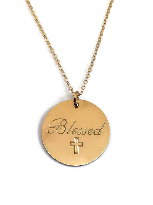 Blessed Medallion Necklace - LillaDesigns