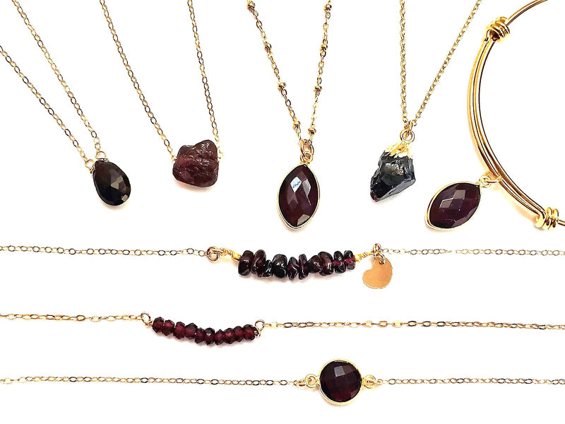 Garnet Collection January Birthstone - LillaDesigns