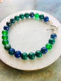 Malachite Healing Prosperity Chakra Bracelet