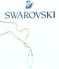 White Crystal Necklace with Swarovski Elements