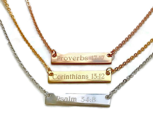 Bible Verse Necklace - LillaDesigns