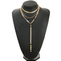 The Goddess Lariat Coin Choker Set
