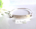 Custom Handwriting Bangle - LillaDesigns