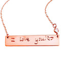 Handwriting Signature Necklace / Children art drawing engraved - LillaDesigns