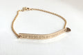 Custom Coordinates Bracelet Personalized 14k Gold Filled Sterling Silver Rose Gold Filled Perfect Bar Bracelet Name bracelet engraved