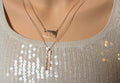 Anniversary Date Necklace, Wedding date necklace