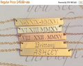 New mom necklace, Personalized Bar Necklace - LillaDesigns