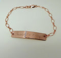 Rose Gold 14K Handwriting Jewelry Actual Handwritten Bracelet Memorial Bracelet Own Writing Engraved Gift Idea Custom Handwriting Bracelet