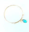 Custom Birthstone Charm Bracelet For Mom, Mothers Bracelet Jewelry Gift Custom Bracelet