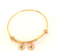 Inspirational Best Friend Gift Friendship Bracelet Gold Initial Bangle Handstamped Gift for friend friendship jewelry friends arrow bracelet