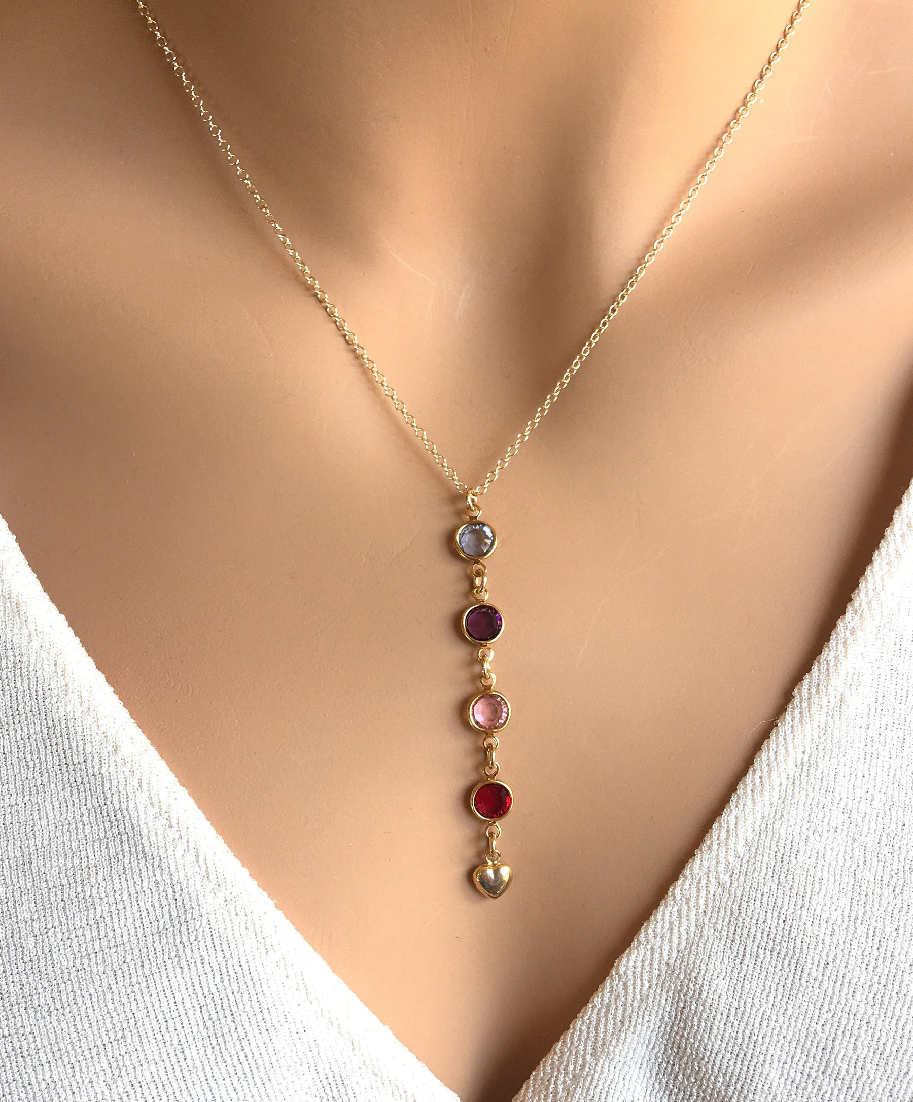 Swarovski Crystal Birthstone Necklace