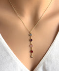 Mom Necklace, Custom Birthstone Necklace