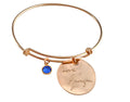 Custom engraved expandable bracelet handwriting jewelry company logo engraved symbol engraved handwriting bracelet gold bangle coin engraved