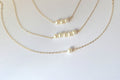 Dainty Pearl Choker Layered choker Necklace minimalist gold choker Pearl Necklace, Delicate necklace Silver
