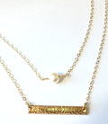 Dainty Pearl Choker Layered choker Necklace minimalist gold choker Pearl Necklace, Delicate necklace Silver