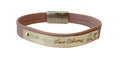 Custom Leather Bracelet Personalized Coordinate Bracelet Personalized Leather Cuff Women Bracelet Copper gift for him her unisex bracelet