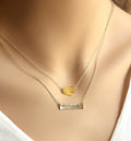 Raw Gemstone Jewelry Healing Necklace Rough Necklace Raw Crystal Necklace Layering Necklace, Dainty Stone Pendant