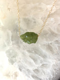 Raw Healing Crystal Necklace Natural Gemstone Necklace Birthstone Necklace Choker Raw stone Necklace
