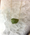Raw Healing Crystal Necklace Natural Gemstone Necklace Birthstone Necklace Choker Raw stone Necklace