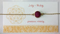 Ruby Choker Ruby Necklace July Birthstone Necklace Dainty Gemstone Choker Necklace Boho Necklace Bridesmaid Gift for her 14 K gold