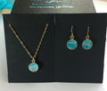 Turquoise Gold necklace Gift For Women