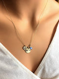 Best Friend Necklaces BFF Gift for best friend Friendship necklaces set of two best friend necklace matching set of 2 personalized necklace