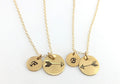 Best Friend Necklaces BFF Gift for best friend Friendship necklaces set of two best friend necklace matching set of 2 personalized necklace