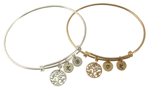 Tree of Life Bracelet, Expandable Family Tree Bracelet