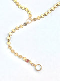 Coin Choker Necklace Y Lariat Necklace Layered Lariat Gold Choker Necklace