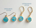 Turquoise earrings necklace set, Gift For Women