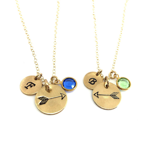 Best Friend Necklaces BFF Gift for best friend Friendship necklaces set of two best friend necklace matching set of 2 personalized necklace