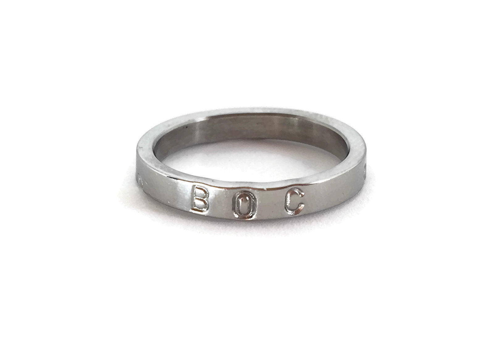 Sterling Silver In The Name of Jesus® Chastity Ring Size 6 Rings on Sale