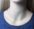 Dainty Gold 14K Fill Choker Beaded Choker Gold Satellite Chain Necklace Dainty Layering Necklace Everyday Jewelry Gift for Her