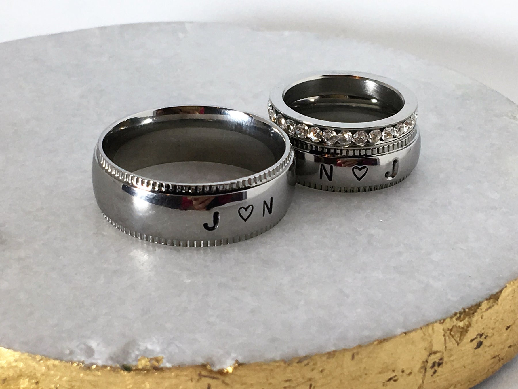 Couple Rings, Rings for Boyfriend, Girlfriend Gift, Anniversary Gift, Initials  Ring, Initial Rings, Jewelry for Couples, Customize Rings - Etsy | Ring for  boyfriend, Girlfriend gifts, Initial ring