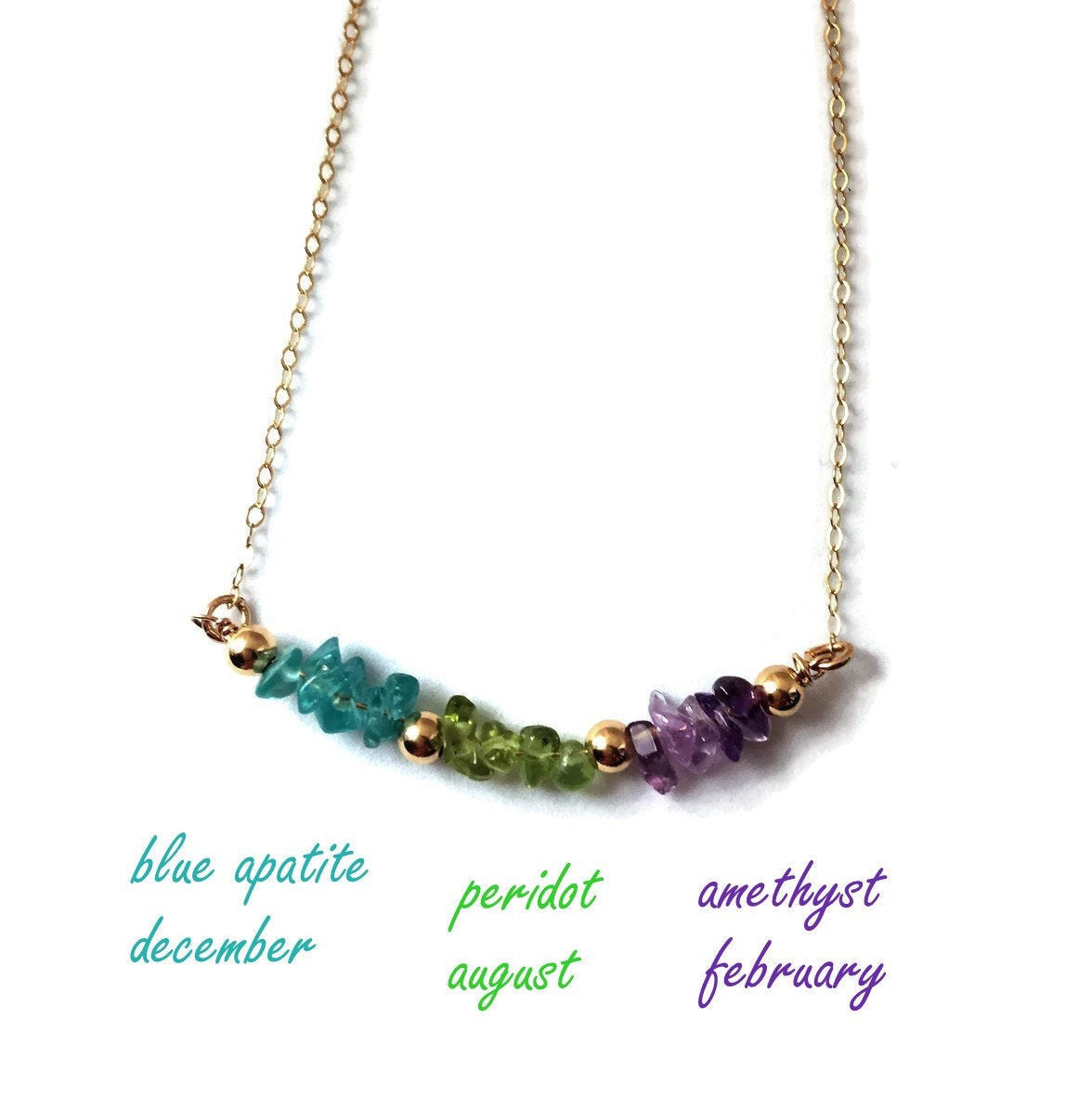 Raw Chakra Stone Necklace