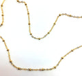 Dainty Gold 14K Fill Choker Beaded Choker Gold Satellite Chain Necklace Dainty Layering Necklace Everyday Jewelry Gift for Her