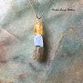 Intention Healing Crystal Necklace Love, Health Wellness Protection