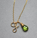 Script Initial Gold Fill Bridesmaid Lower Case Initial Calligraphy Letter Necklace. Birthstone, Wire Name