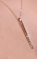ON SALE Gold Layered Skinny Bar Necklaces / Set of 3 Layered Necklaces / Sideway Cross Necklace Layering Necklaces Layered and Long - LillaDesigns