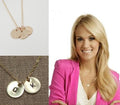 Personalized Disc Necklace, Sterling Silver