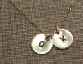 Personalized Disc Necklace, Sterling Silver