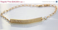 Wedding Date Gold Bar Engraved Bracelet Birthstone Swarovski  Nameplate Personalized Initial Monogram name sterling Si