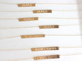 Gold Bar Necklace Nameplate - Personalized Custom necklace Horizontal Gold Bar Initial Monogram name sterling Silver Celebrity Style