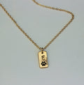 ON SALE Dog Paw Necklace, Dog Paw Print Jewelry - LillaDesigns